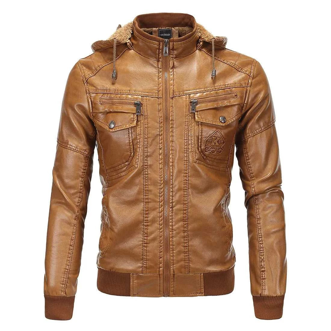 Winter Men's Leather Jackets Male Hooded Fleece Coat EUR Size Streetwear PU Casual Biker Jackets Men Motorcycle Jacket A1F1603 The jack market .AU The jack market .AU Men Fashion $ 102 14:366;5:100014065#EUR XL