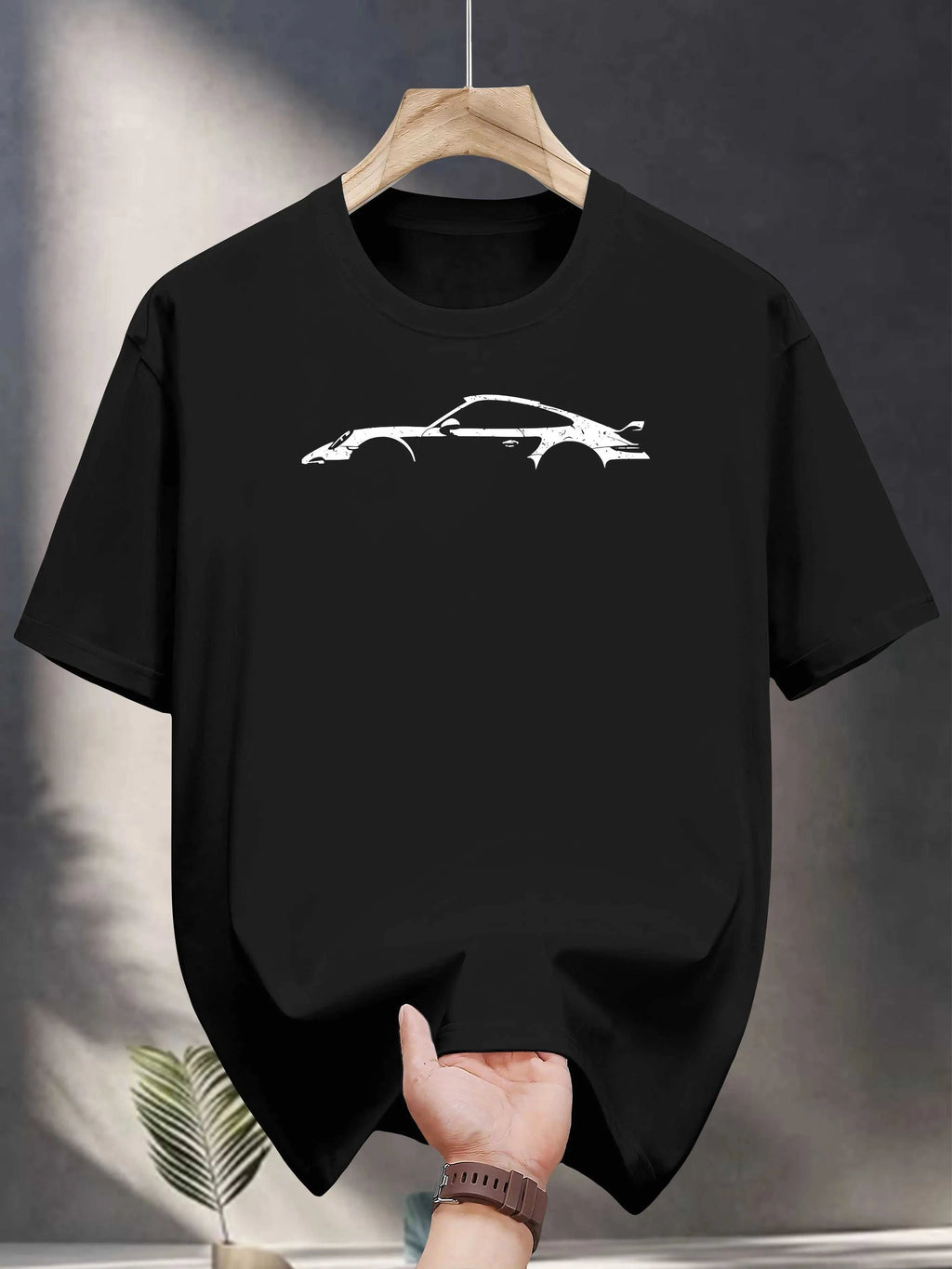 Men's 100% pure cotton fashionable casual loose white car pattern printed round neck short sleeved T-shirt top The jack market .AU The jack market .AU Men Fashion $ 30 14:193#A1543-hei;5:872