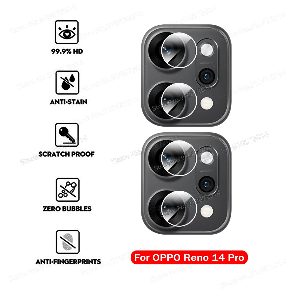 3PCS For OPPO Reno 13 FS 5G HD Back Slim Camera Lens Protector For OPPO Reno 13 12 11 14 Pro 11F 12F 14F 13F 13 F Soft Lens Film