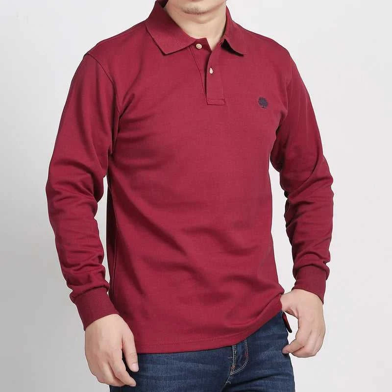 New Autumn Men Polo Shirt Men's Business Work Cotton Male Top Tees Long Sleeve Turn-down Collar Polo Shirts Large Size 6XL The jack market .AU The jack market .AU Men Fashion $ 49 14:691;5:200005259