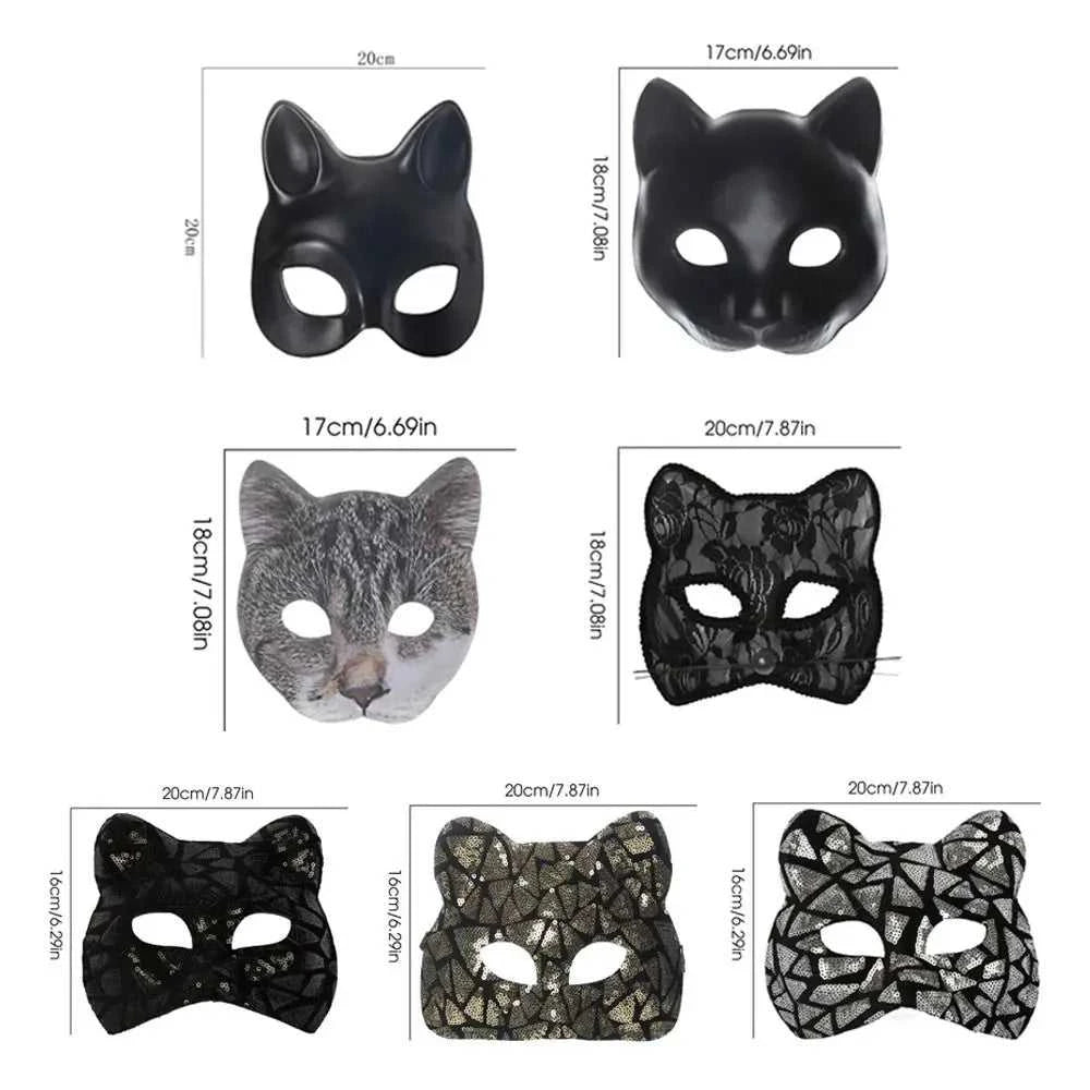 Fashion EVA Cat Girl Mask Venetian Party Half Face Masquerade Mask Party Makeup Ball Mardi Gras Mask The jack market .AU The jack market .AU Home $ 23 14:771#1