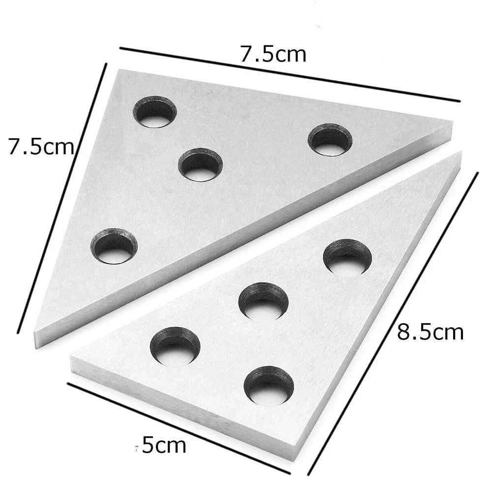 JAVIER Precision Ground Angle Block Set - Durable 2/10/12/17pc Kit with Storage Case for Lathes & Machinist Tools