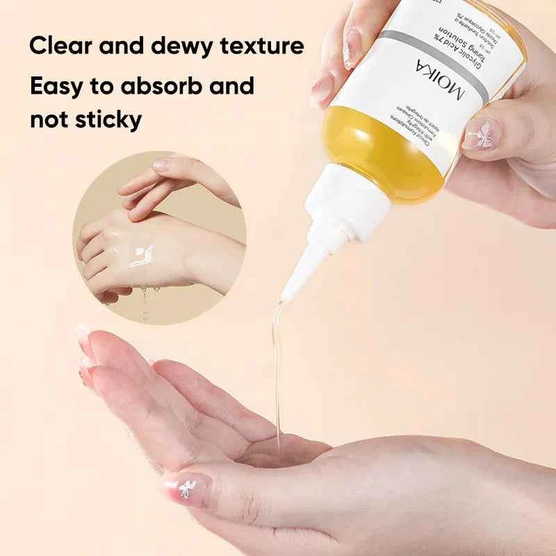 120ml Hydrating 7% Glycolic Acid Face Toner AHA Pore Minimizing Serum Facial Exfoliating Moisturizing Face Lotion