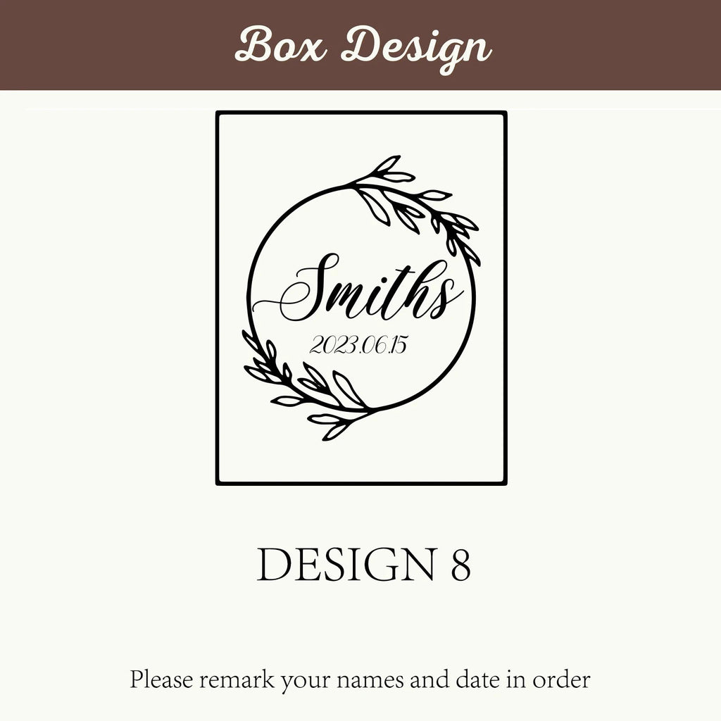 Custom Engraved Wooden Ring Box - Personalized Walnut Jewelry Holder for Engagement, Wedding, Anniversary, Proposal, and Gift St The jack market .AU The jack market .AU Jewellery & Chains $ 54 14:1052#RB604-Design 8