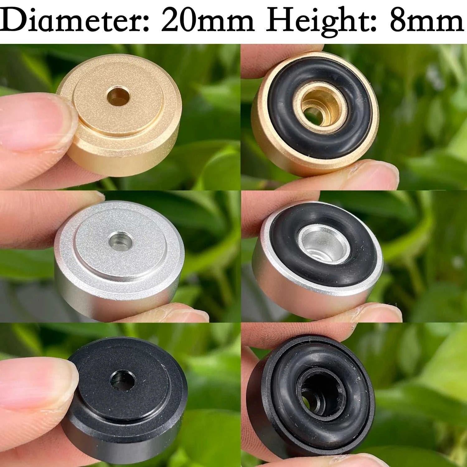 4PCS Audio Speaker Isolation Feet Pad 30*10mm 40*10mm 49*15mm Aluminum Amplifier Feet CD DAC Speakers Shock Absorption Feet Pad The jack market .AU The jack market .AU Accessories Electronics $ 62 14:193#40x10mm 4pcs;200000828:201589809#Black