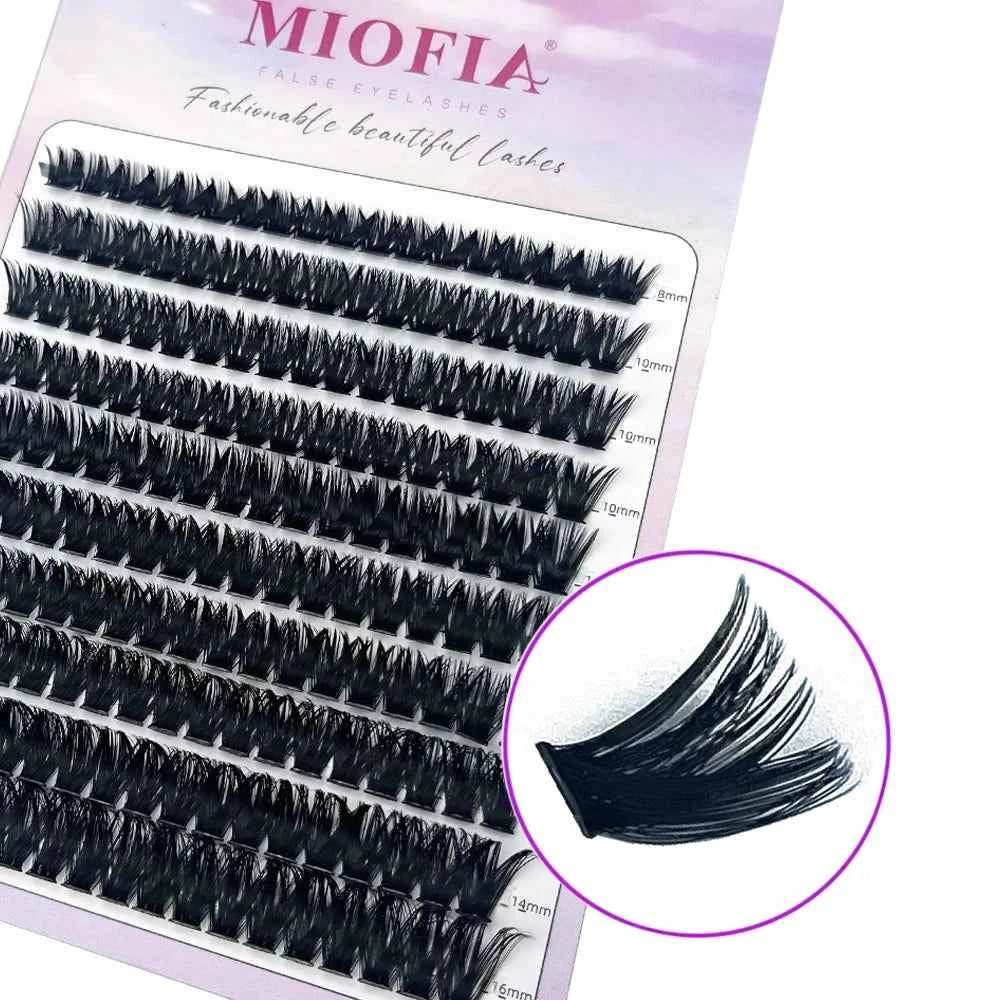 Mink False Eyelashes by [Brand Name] - 3D Volume Cluster Lashes, 30D-80D, Natural Look, Perfect for Stunning Makeup