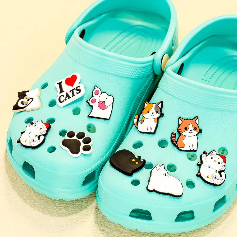 9-50pcs PVC Cat Shoe Charms Pet Shoe Decorations Pins for Women Girls Gift Sandal Accessories Ragdoll Cat Animal Clog Buckle The jack market .AU The jack market .AU Step Up Your Style: Trendy Shoes for Every Occasion! $ 50 14:173#9pcs