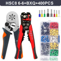 Wire Stripper Ferrule Crimping Tool HSC8 6-4/6-6 Electrical Crimper Plier For Wire End Crimp Tube Terminals Electrical Circuit