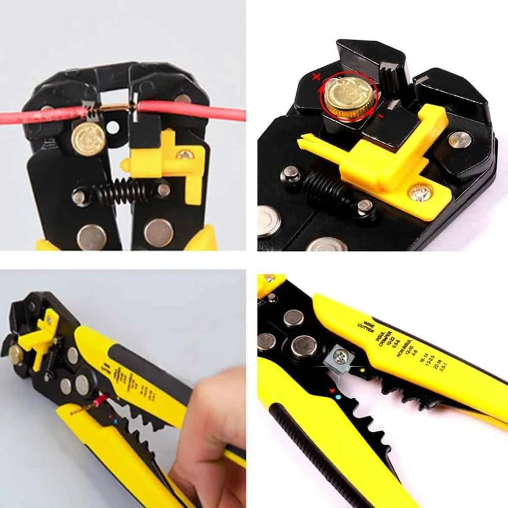 Wire Stripper Ferrule Crimping Tool HSC8 6-4/6-6 Electrical Crimper Plier For Wire End Crimp Tube Terminals Electrical Circuit
