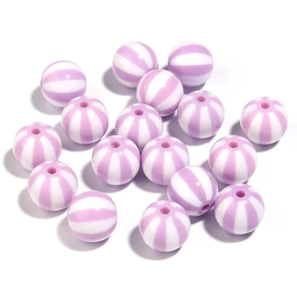 12-20mm Acrylic Large Hole Beads Colorful Stripes Round Loose Spacer Beads for Diy Bracelet Necklace Jewelry Accessories The jack market .AU The jack market .AU Jewellery & Chains $ 48 14:175#Rose Red;200000196:1071#20mm Hole 3mm 10Pcs