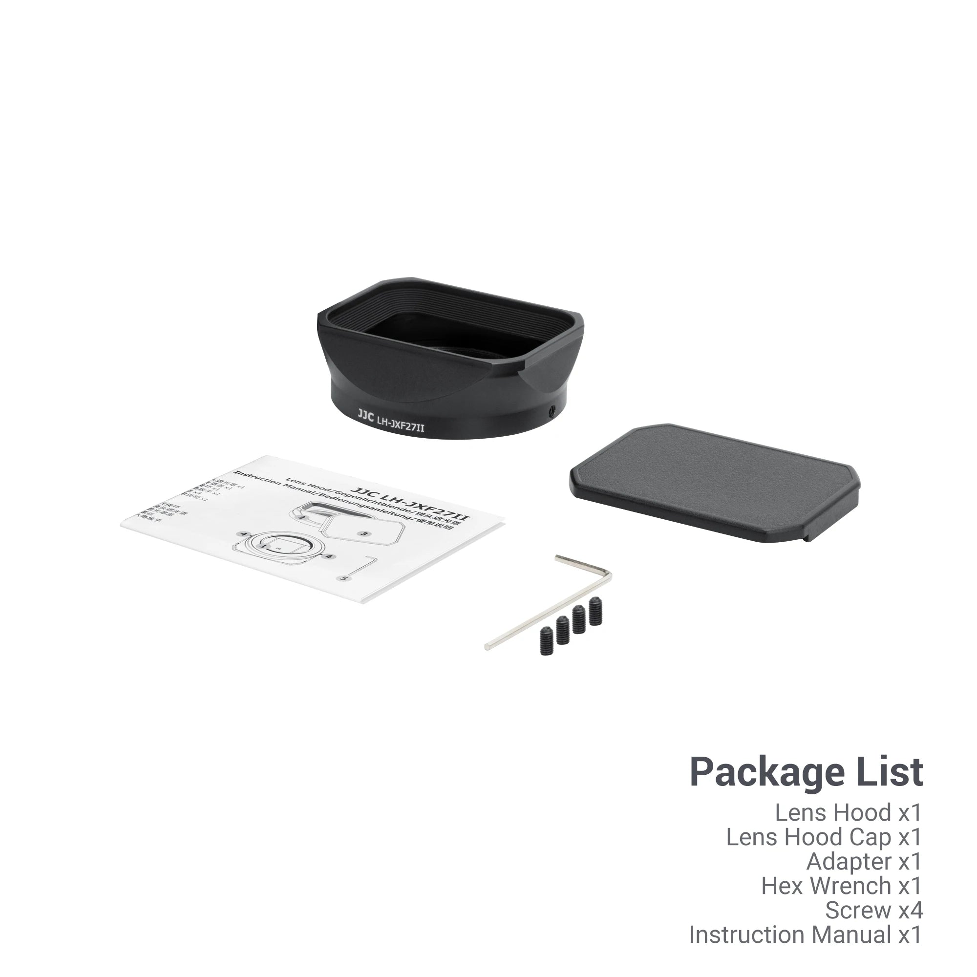 LH-XF27 Metal Lens Hood for Fujifilm XF 27mm F2.8 R WR & Fujifilm XF 27mm f/2.8 Lens for Fuji XT5 XT4 XT3 XT30 XH2S XE4 XS10