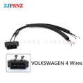 Auto Horn Plug 4 Wires Corrugated Tube Dedicated Snail Horn Socket Conversion Plug Car Speakers Single Horn Refit Double Horn
