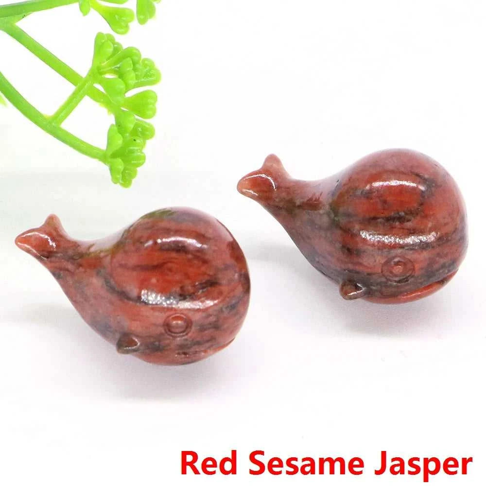 1.2" Mini Cute Whale Statue Natural Stone Crystal Carved Healing Animal Figurine Reiki Gemstone Crafts Home Decoration Wholesale The jack market .AU The jack market .AU Home $ 27 14:350851#Leopard Skin Jasper;5:200000990#1 pc