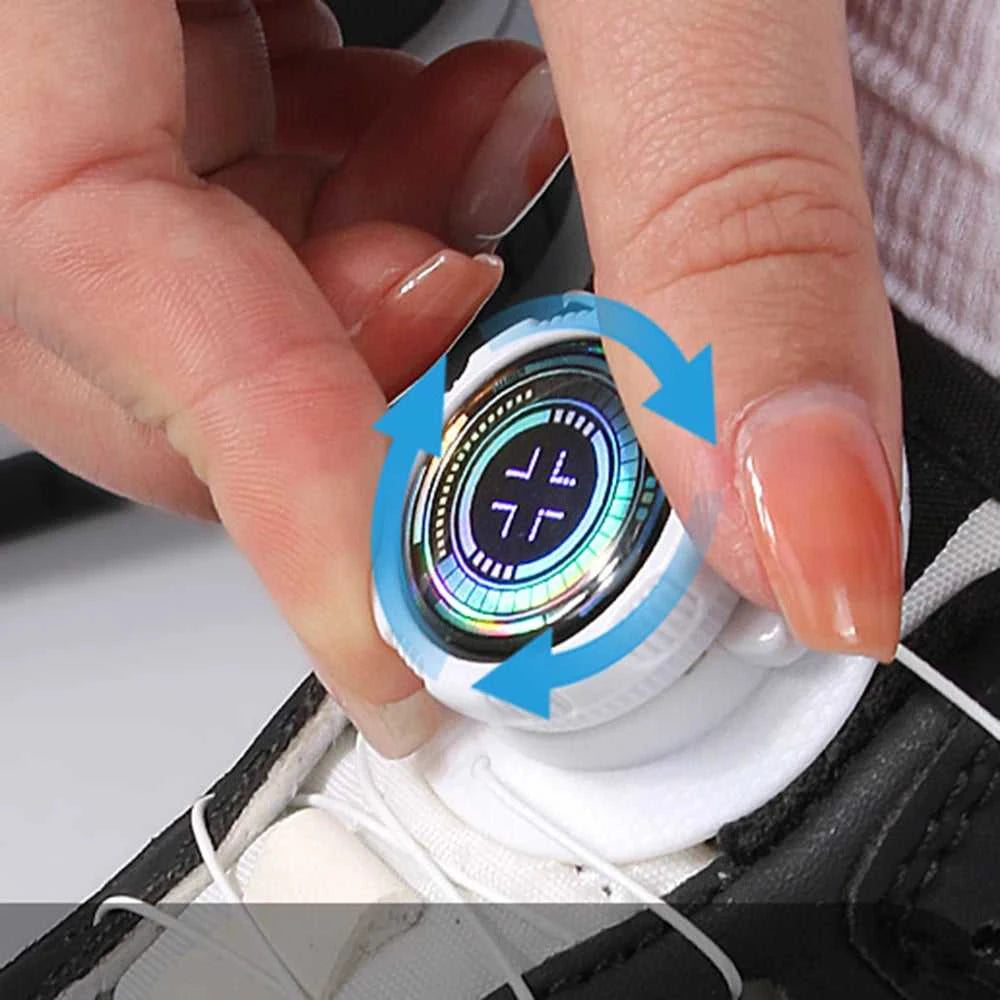 1pair Metal Wire Swivel Automatic Buckle Rope Sneaker ShoeLaces for Kids/Adult No Tie Shoe Laces Quick Lock Shoestrings Sneakers The jack market .AU The jack market .AU Step Up Your Style: Trendy Shoes for Every Occasion! $ 49 14:193#Black A Set