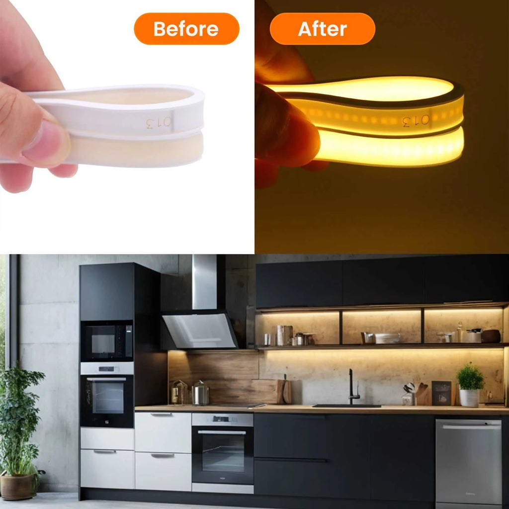 DC5V COB LED Strip With Switch 320Leds/m Flexible Neon Light USB Power Waterproof FOB LED Lights 3000K-6000K Ribbon Tape The jack market .AU The jack market .AU Home $ 57 136:9131281595#natural white;380:200007624