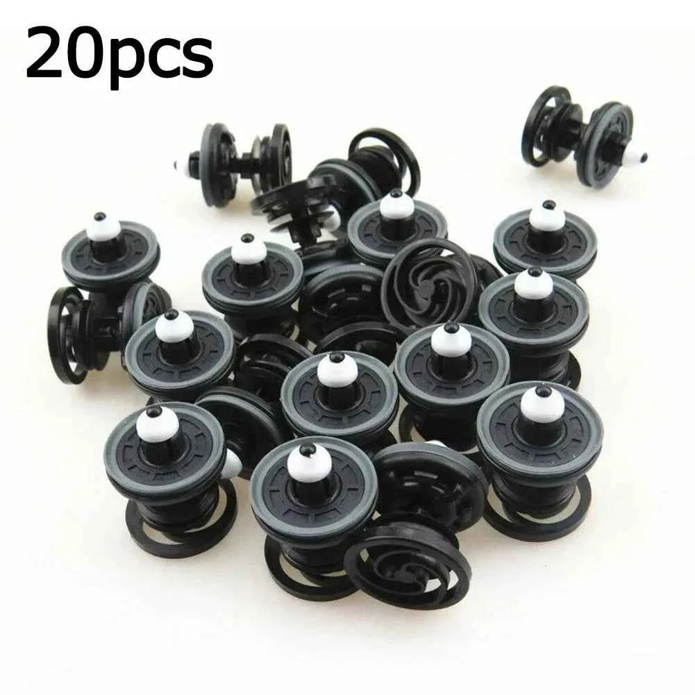 20x Car Interior Door Panel Push Card Clip 7L6868243 For Caddy Touran Tiguan Golf 4 5 6 7 Passat CC Polo Beetle Jetta T5