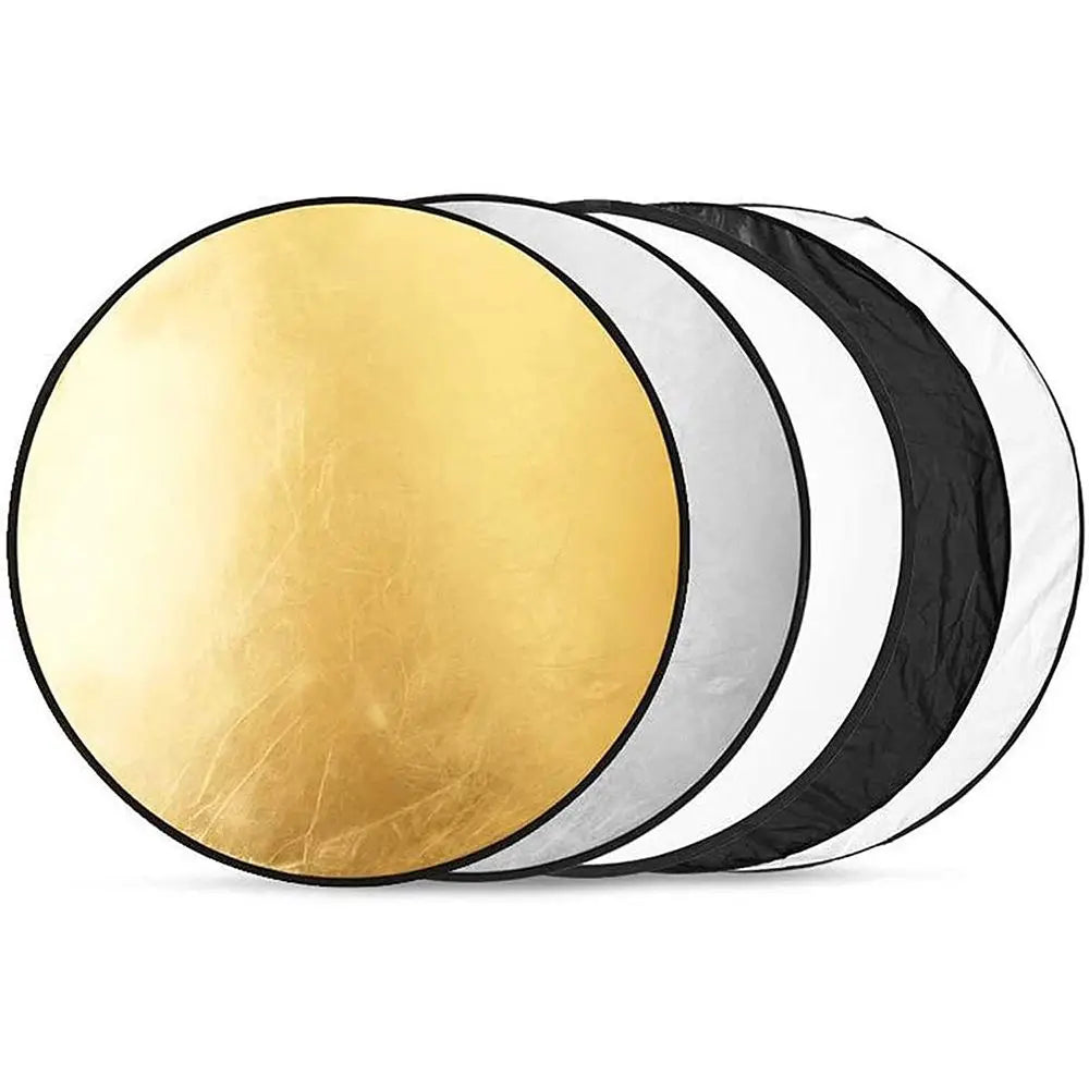 80cm 5 in 1 Portable Collapsible Round Photography Reflector Photo Studio Outdoor Light Diffuser Multi-Disc with Carry Bag