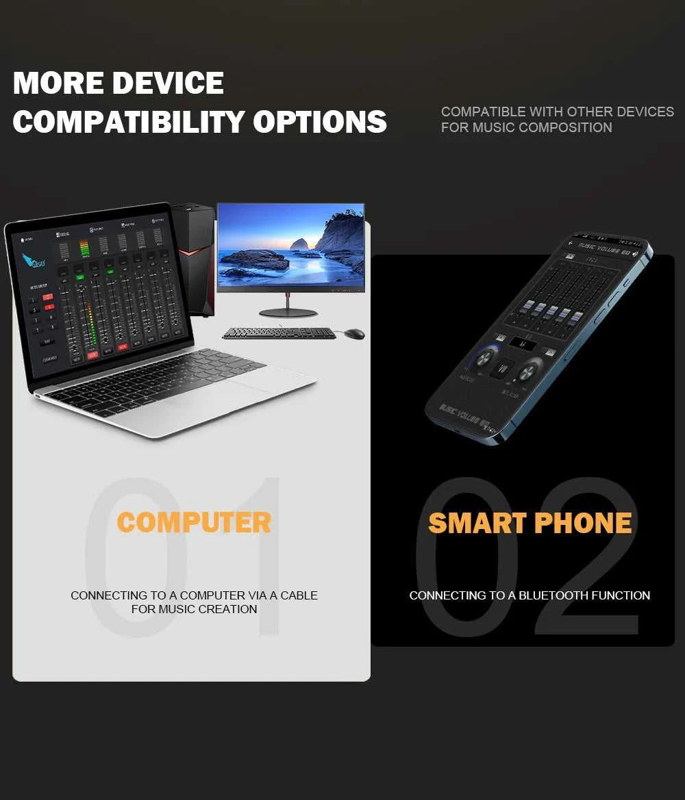 Audio Sound Mixer with Microphone G-MARK Studio 6 Bluetooth Portable DJ Console+48V USB Interface Mixing Boards For Live The jack market .AU The jack market .AU Accessories Electronics $ 115 <none>