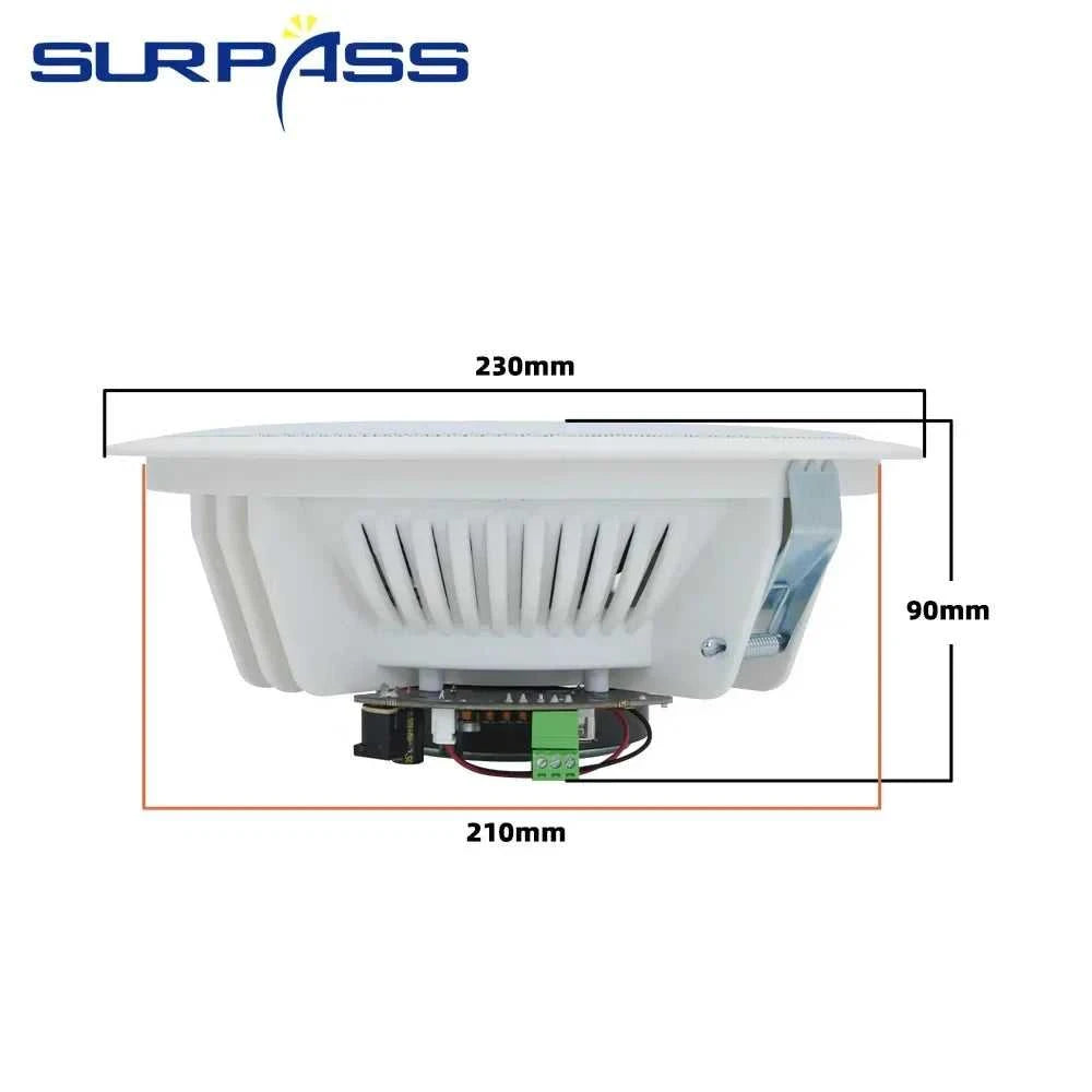 8inch20W Home audience Bluetooth Ceiling Speakers Built-in Digital Class D Amplifier Recessed Speaker System for Kitchen Lounge The jack market .AU The jack market .AU Accessories Electronics $ 116 14:347#1pc speaker;200007763:201336100;200509262:9620104110#AU Plug