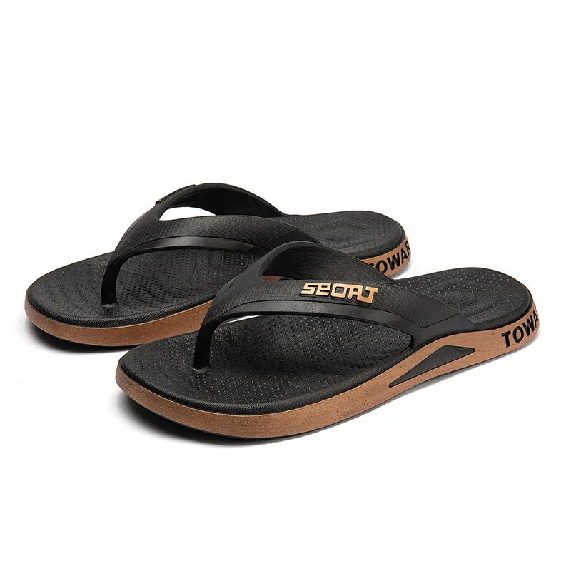 Wholesale Men's Flip Flops Non-Slip Beach Slippers - Outdoor Sandals Breathable Fashion Summer for Men
