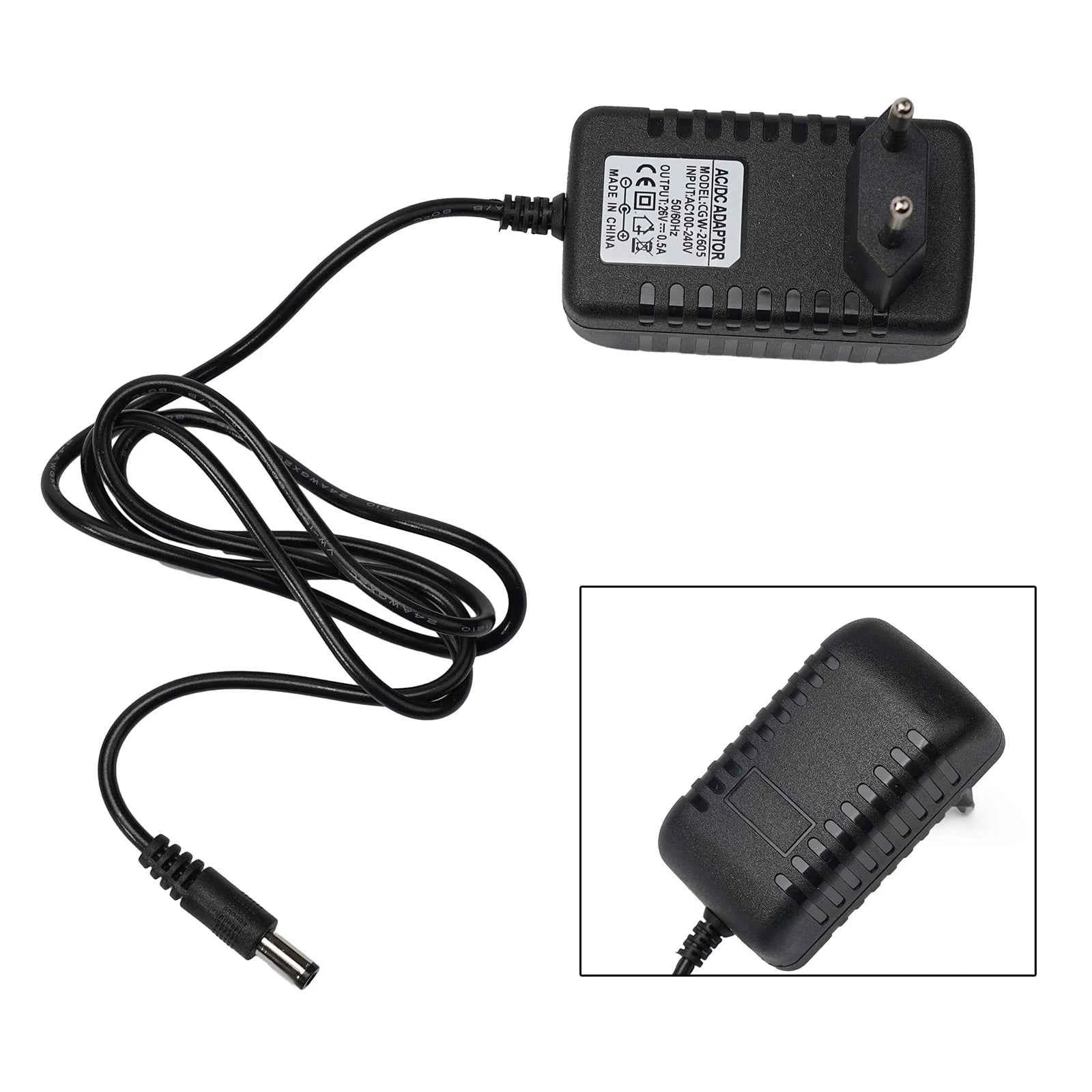 1Pcs Black 26V Charging Cable For Grundig VCP3830 Cordless Handheld Vacuum Cleaner 9178016982 Vacuum Cleaner Parts