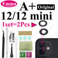 Sapphire Camera Lens Glass for iPhone 15/14/13/12/11 Pro Max Plus Mini - Complete Repair Kit with Adhesive