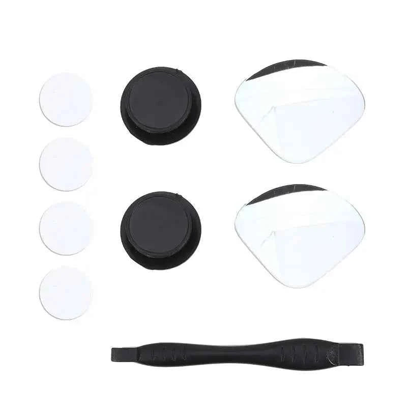 Car Rearview Mirror 360 ° Adjustable Wide-angle Reversing Assist Blind Spot Mirror Novice Parking Observation Practical Car Tool