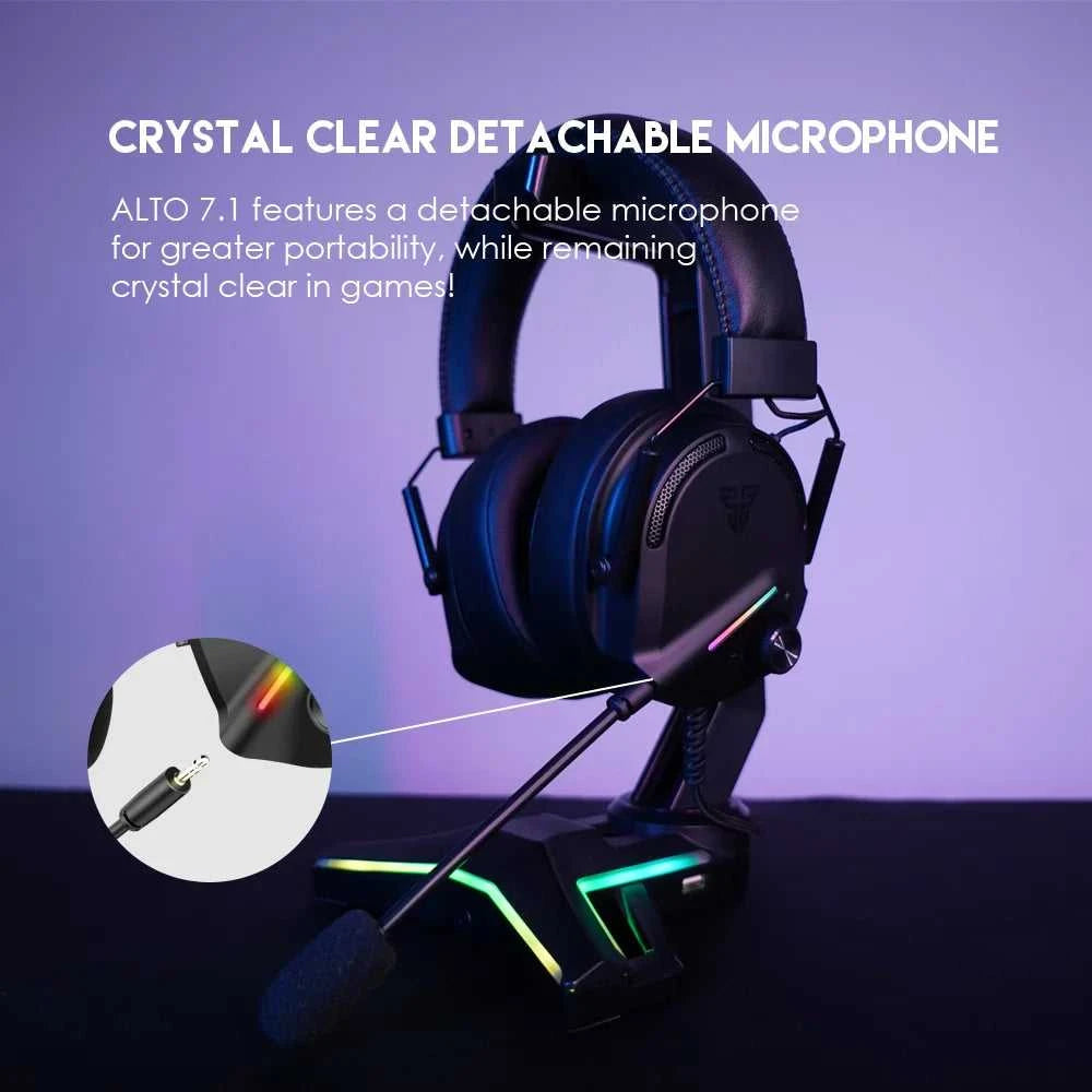 FANTECH ALTO 7.1 HG26 Gaming Headset Witch Noise Cancelling Detachable Microphone Surround Sound RGB Wired USB Headphone For PC The jack market .AU The jack market .AU Accessories Electronics $ 104 14:193
