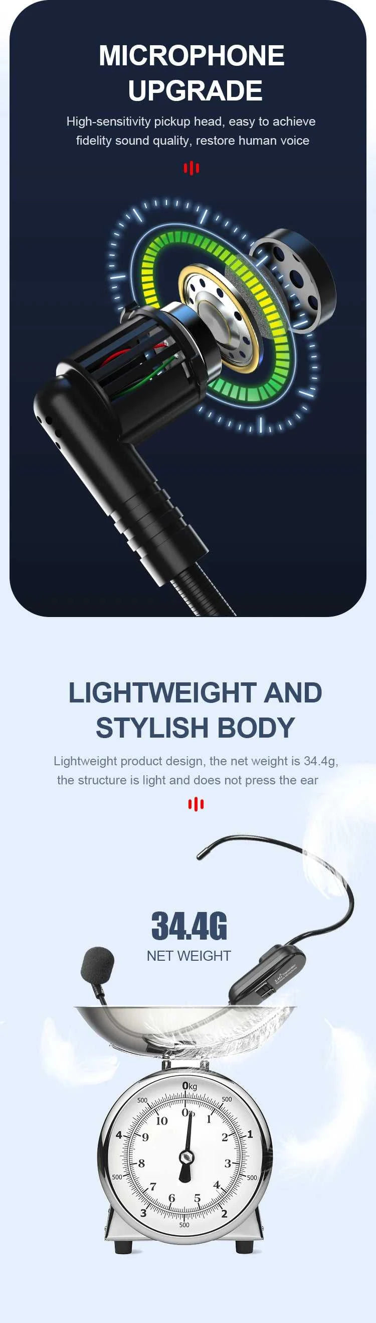 2.4G Wireless Headset Microphone Small Bee Loudspeaker Special Teaching Audio Microphone For Teachers The jack market .AU The jack market .AU Accessories Electronics $ 74 14:504#One-3.5mm