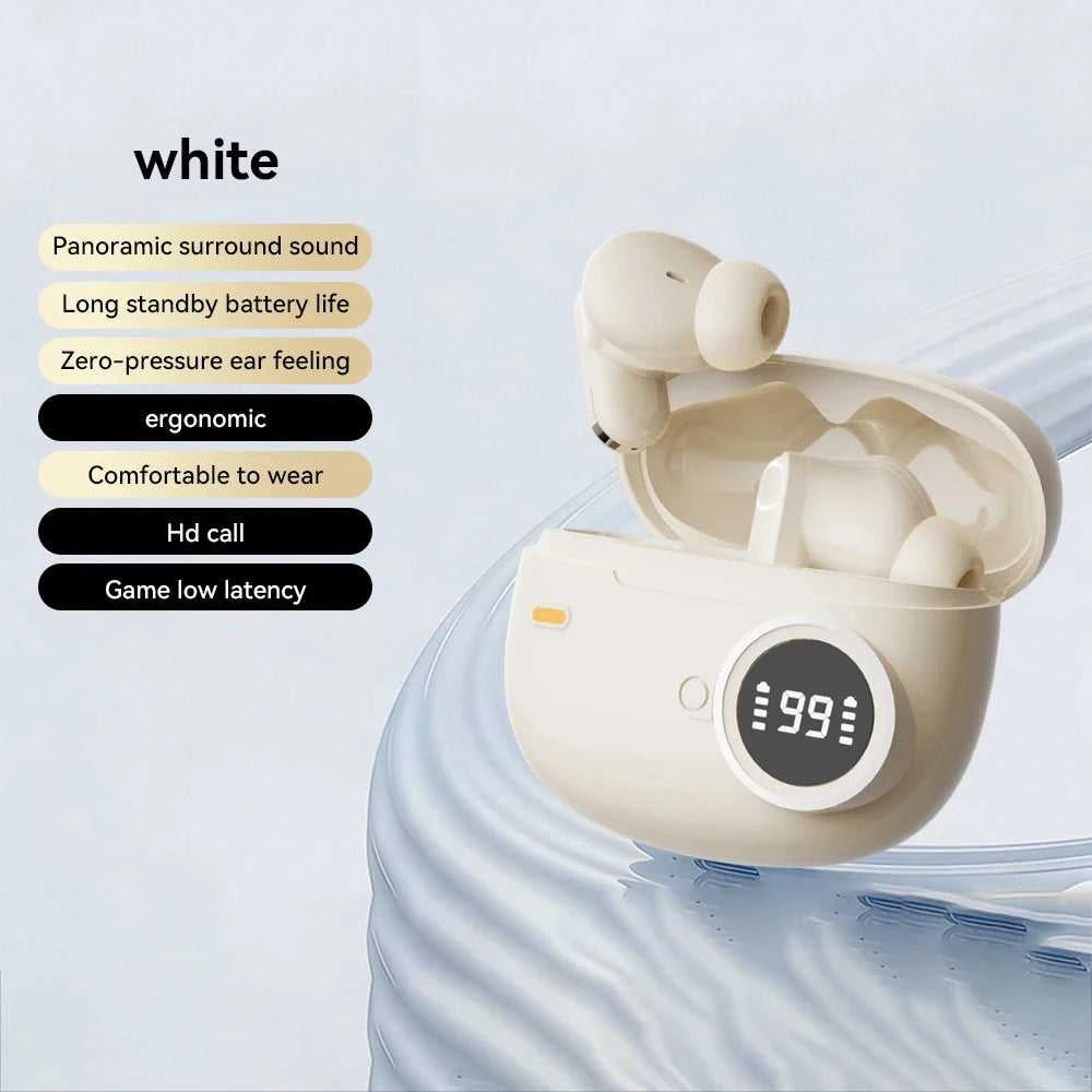 Bluetooth 5.4 Headphones True Wireless In-ear Long Noise Reduction TWS Sports High Sound Quality Digital Display Screen Earplugs The jack market .AU The jack market .AU Accessories Electronics $ 54 14:29#White