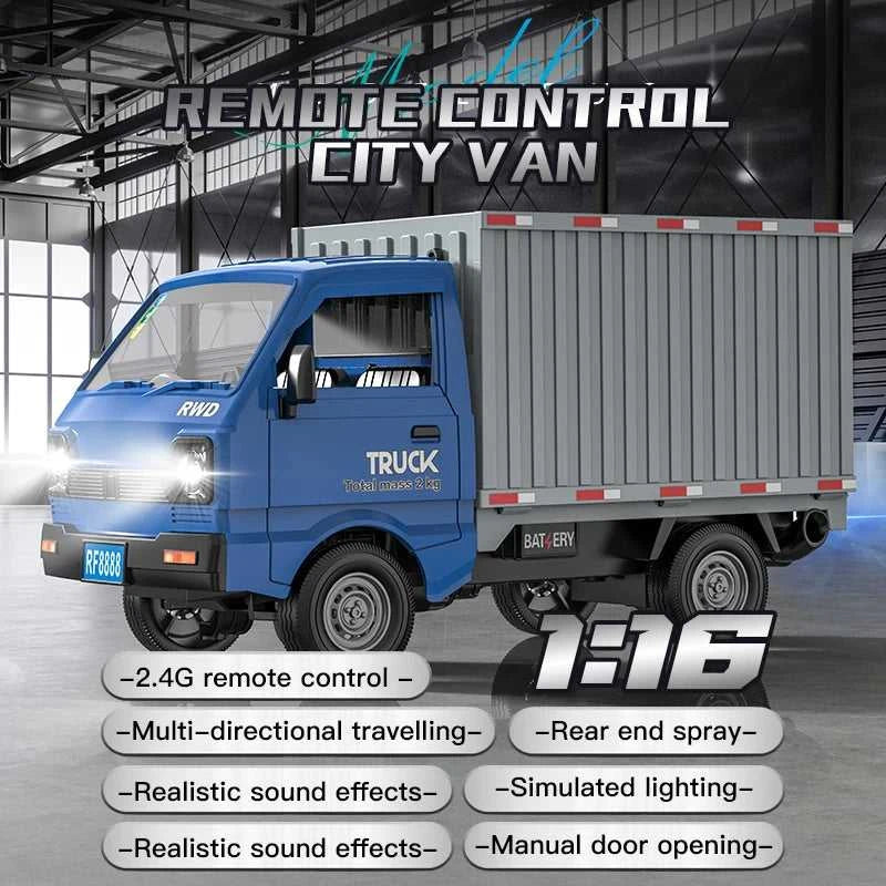RC Truck 1:16 2.4GHZ RC Car Simulation Drift Climbing Truck With Spray and LED Lights RC Electric Truck Model Boy's Toys Gifts The jack market .AU The jack market .AU Little Wonders $ 82 14:193#A Blue car