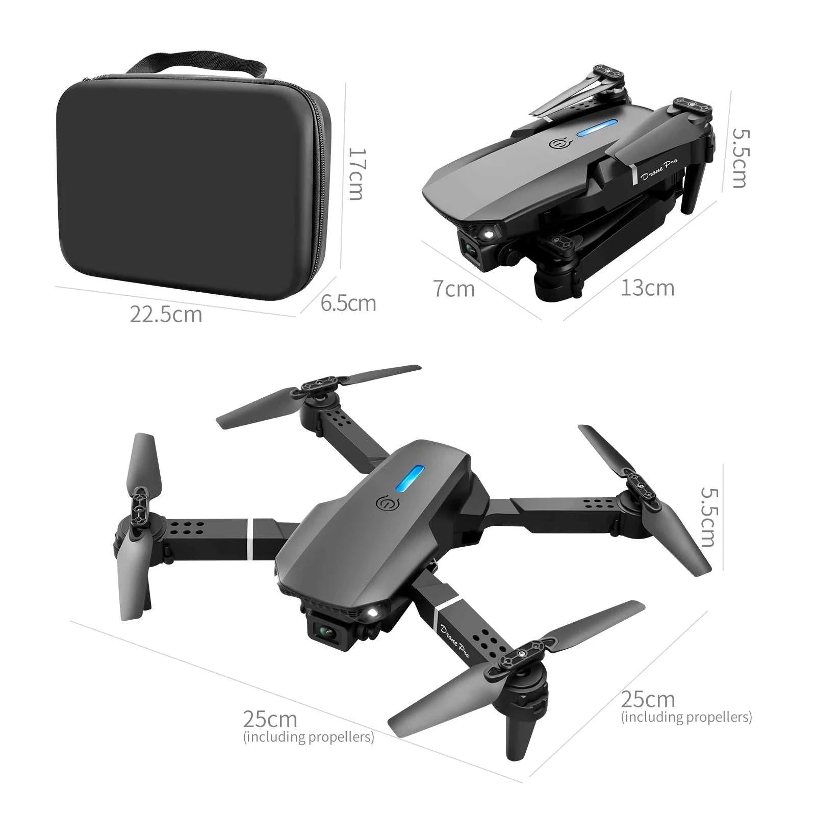 New E88 E99 Drone Remote Control with Screen Dual Camera Optical Flow Localization 2.4G RC Quadcopter One-button Take-off Drones The jack market .AU The jack market .AU Drones $ 84 14:10#E99-grey
