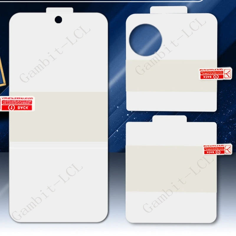 OPPO Find N3 Flip Hydrogel Screen Protector - 3-in-1 Full Coverage, 6.8" HD Clarity, Ultimate Protection