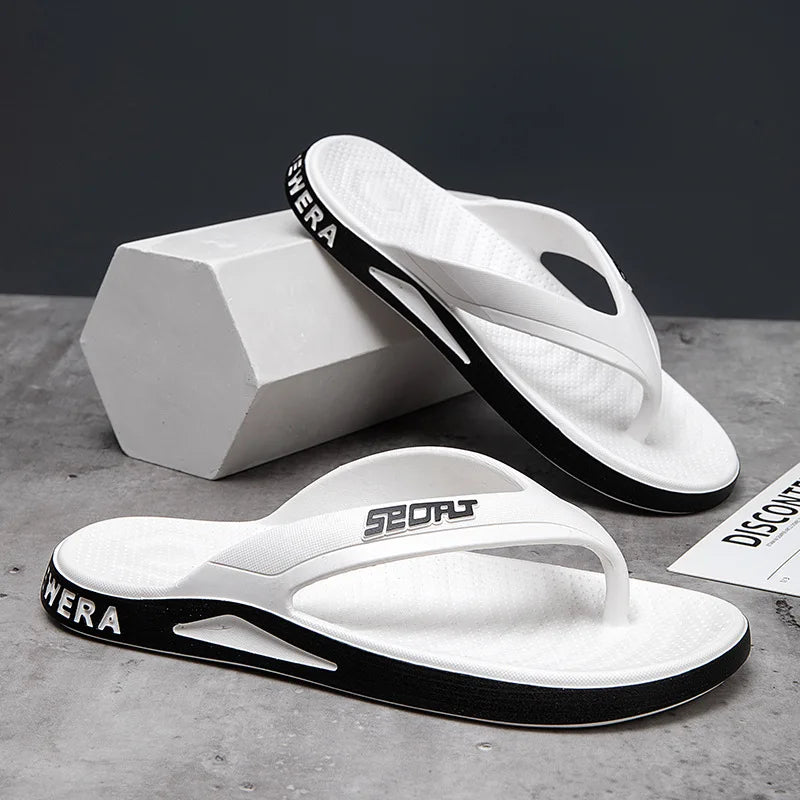 Wholesale Men's Flip Flops Non-Slip Beach Slippers - Outdoor Sandals Breathable Fashion Summer for Men