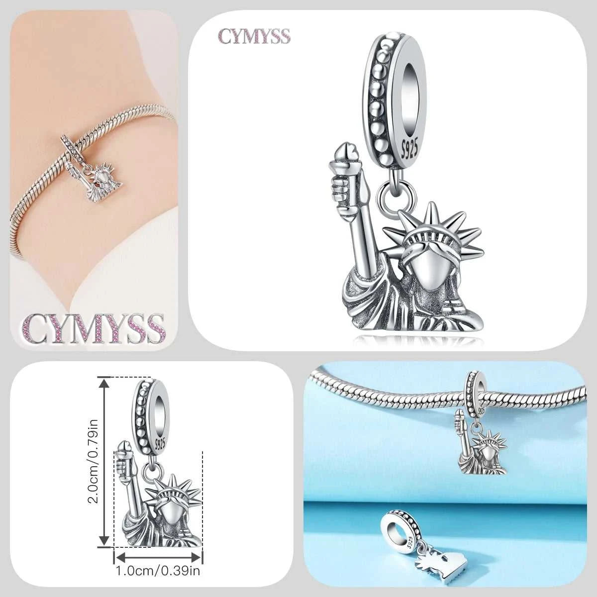 S925 Sterling Silver Charm Bead Angel Prayer Travel Memorial Pendant Fine Birthday Gift Fit Bangle Bracelet Necklace DIY Jewelry The jack market .AU The jack market .AU Jewellery & Chains $ 49 14:200004890#OTC1204