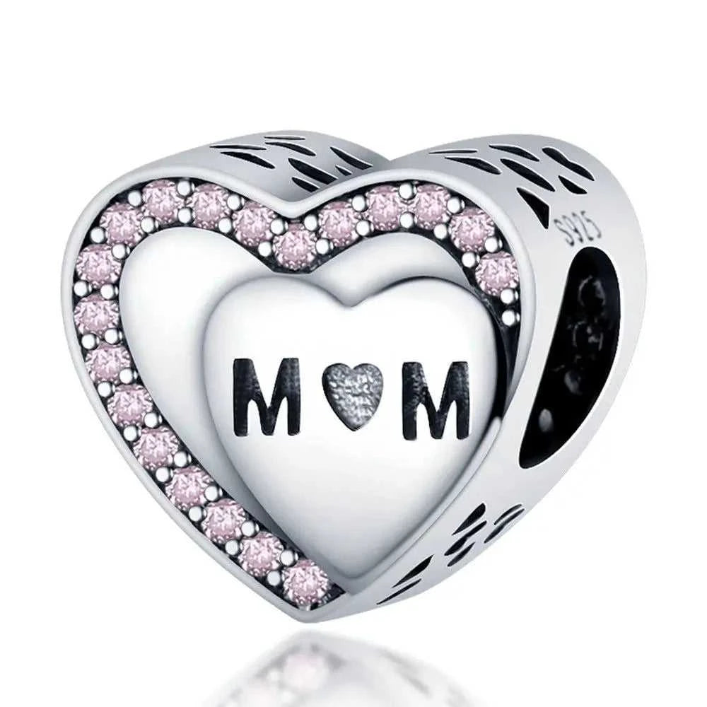 1 Pcs 925 Sterling Silver Family Jewelry Mother And Daughter Diy Pendant, Suitable For Women's Bracelets DIY Making jewelry The jack market .AU The jack market .AU Jewellery & Chains $ 50 14:202619806#S925
