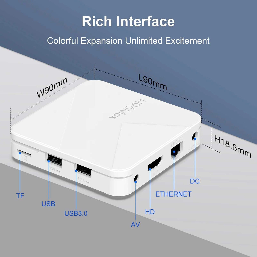 H96 Android 14 TV BOX RK3518 4K 2.4G 5G Wifi BT 100M Lan 16GB The jack market .AU The jack market .AU Home $ 96 14:350852#2G 8G;200009209:201484778
