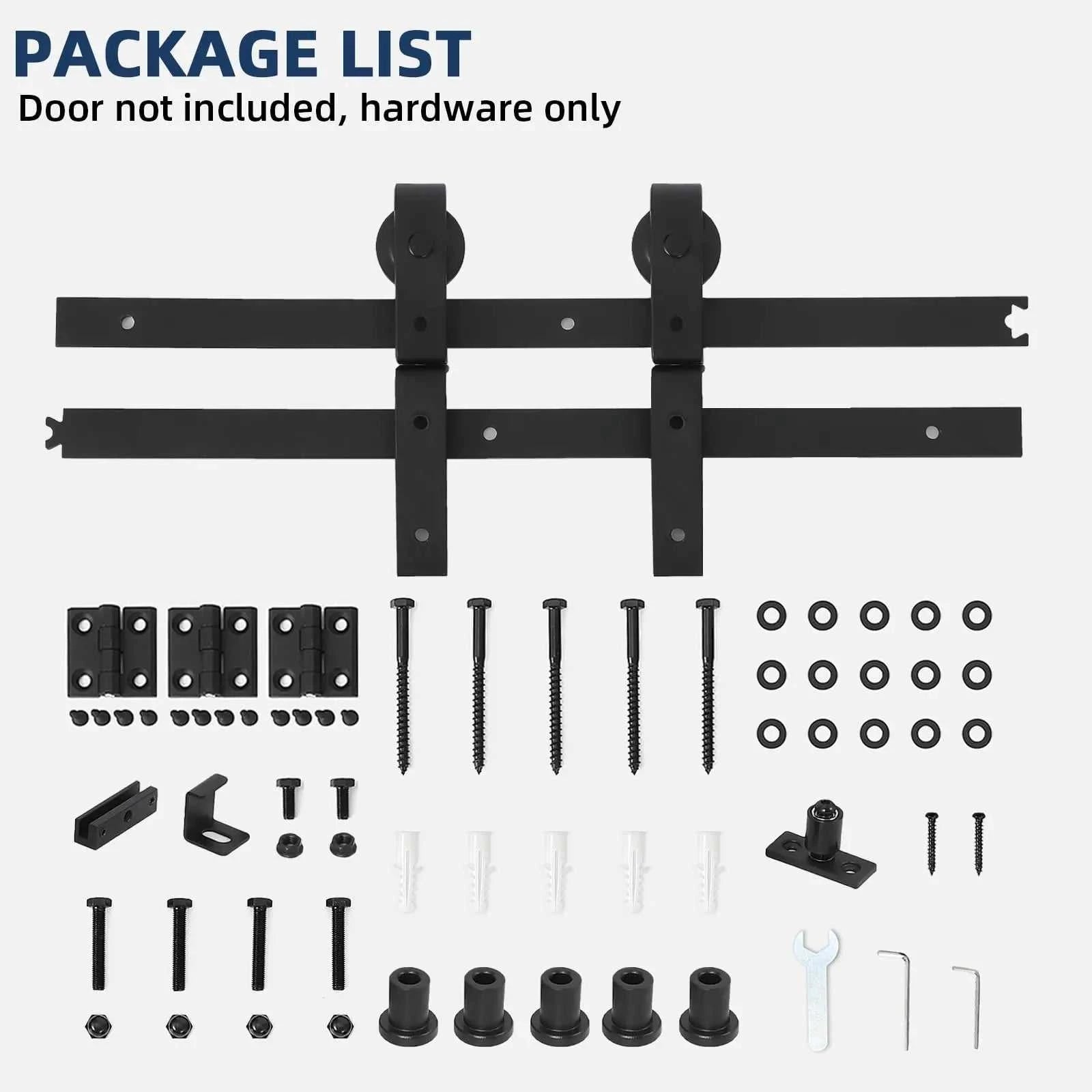 Heavy Duty Bi-Folding Sliding Barn Door Hardware Kit Quiet Side-Mounted Roller – 2/4 Bifold Doors For Closet Laundry Bedroom The jack market .AU The jack market .AU Home $ 150 14:350850#72in for 4 Doors;200007763:201336101
