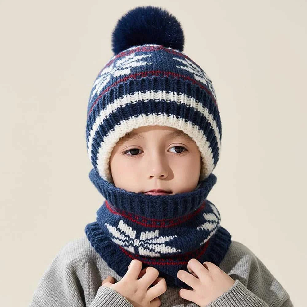 Children's Hats Autumn Winter Knit Hats Boys Girls Thick Scarves Hats Set Soft Comfortable Woolen Beanies Cap Wholesale The jack market .AU The jack market .AU Mum & Kids: Essential Products for Every Family $ 28 14:29#Black;5:200001058