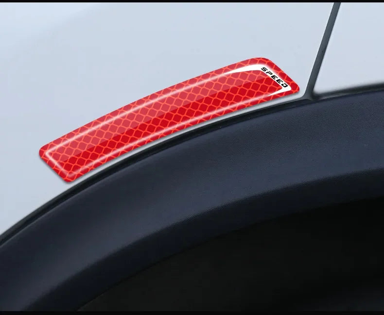 Car wheel arches, front and rear bumpers,night reflective decorative car stickers, universal body protection stickers, stickers