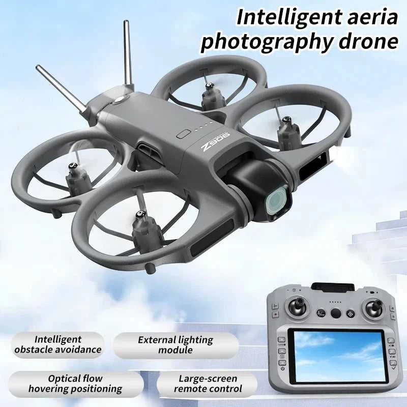Lenovo Drone With 4.3-inch Large Screen 8k High-definition Aerial Photography Obstacle Avoidance Remote Control Quadcopter 2026 The jack market .AU The jack market .AU Drones $ 100 14:175#Black screen control