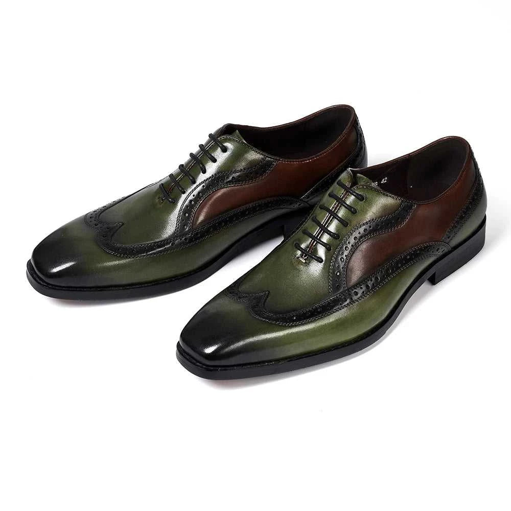 Luxury Italian Men's Oxfords Genuine Leather Brogue Wingtip Wedding Party Dress Shoes for Men Classic Lace-Up Office Formal Shoe The jack market .AU The jack market .AU Step Up Your Style: Trendy Shoes for Every Occasion! $ 130 14:175#Green;200000124:200000288#US 7.5