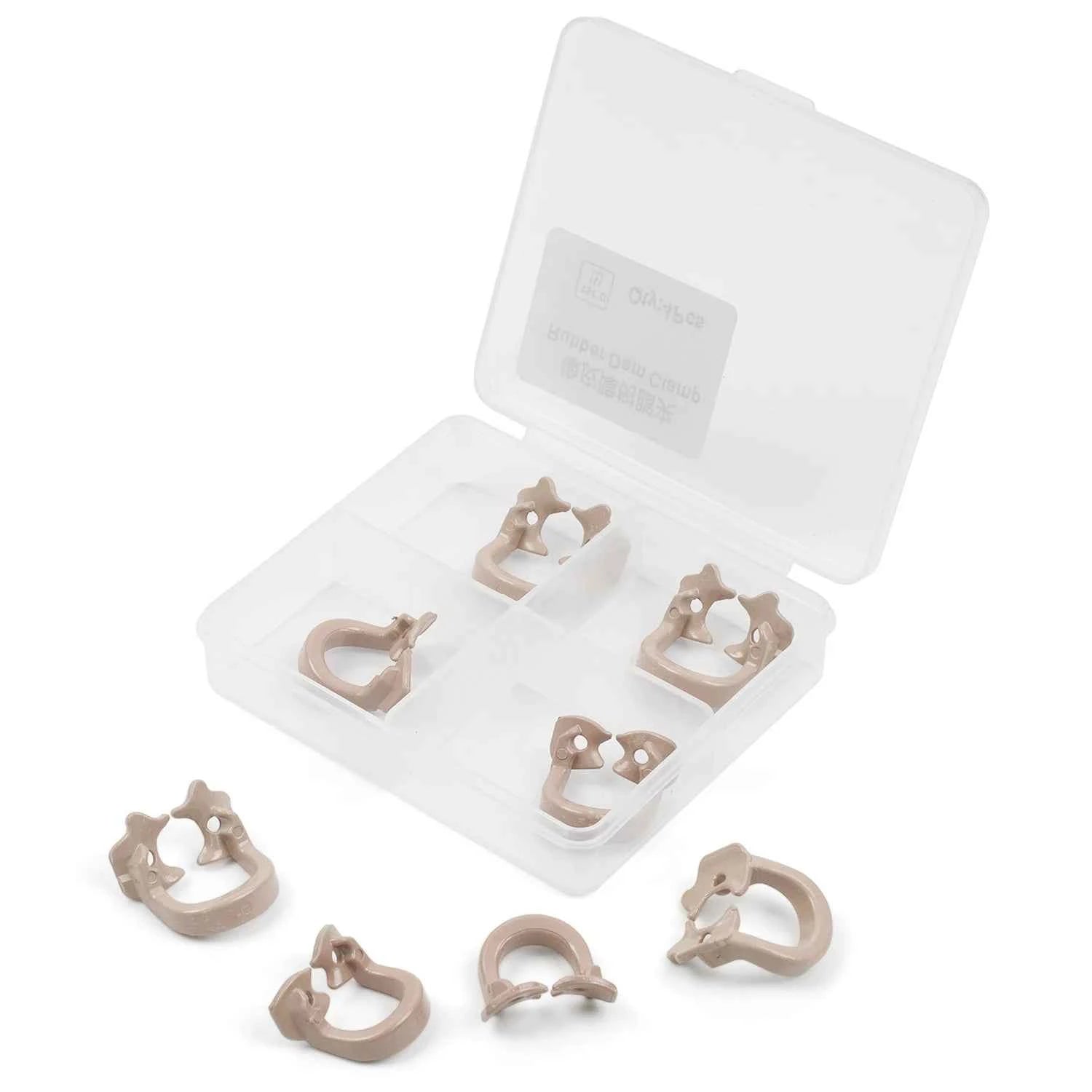 WELLCK Autoclavable Dental Rubber Dam Clamp - Resilient Resin Separator Ring for Precision Barrier Protection