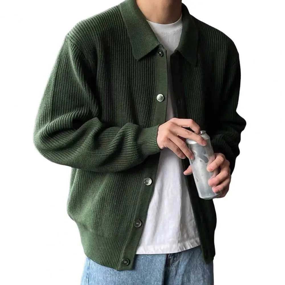 Men Sweater Coat Korean Fashion Knitted Coats Men Streetwear Slim Fit Casual Cardigan Coats The jack market .AU The jack market .AU Men Fashion $ 49 14:29#Black;5:4182