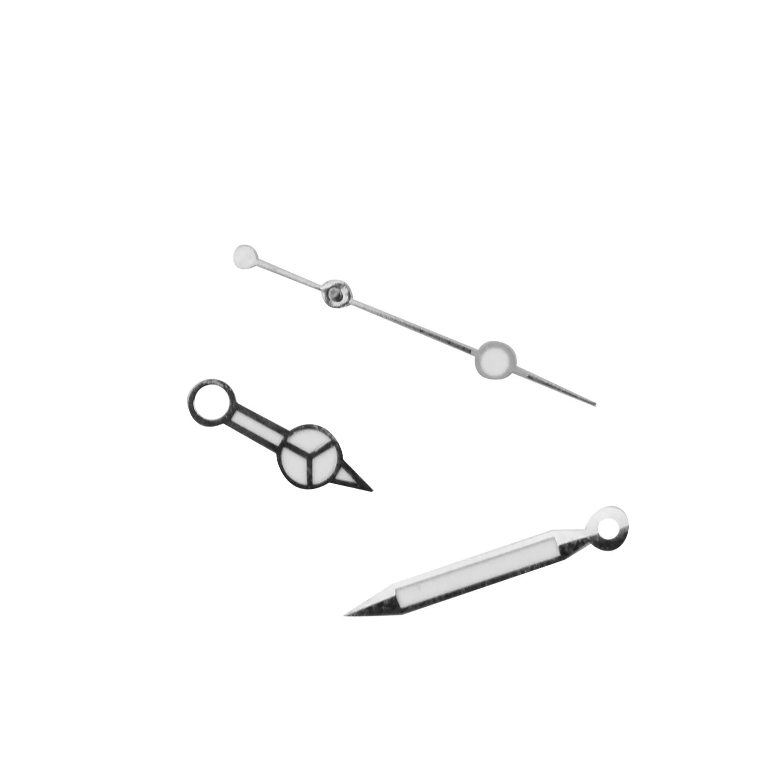 For ETA 2824 Movement Silver Plated Watch Hands Needles Kit For ETA 2824 Watch Movement Accessories Replacement Repair Part Tool
