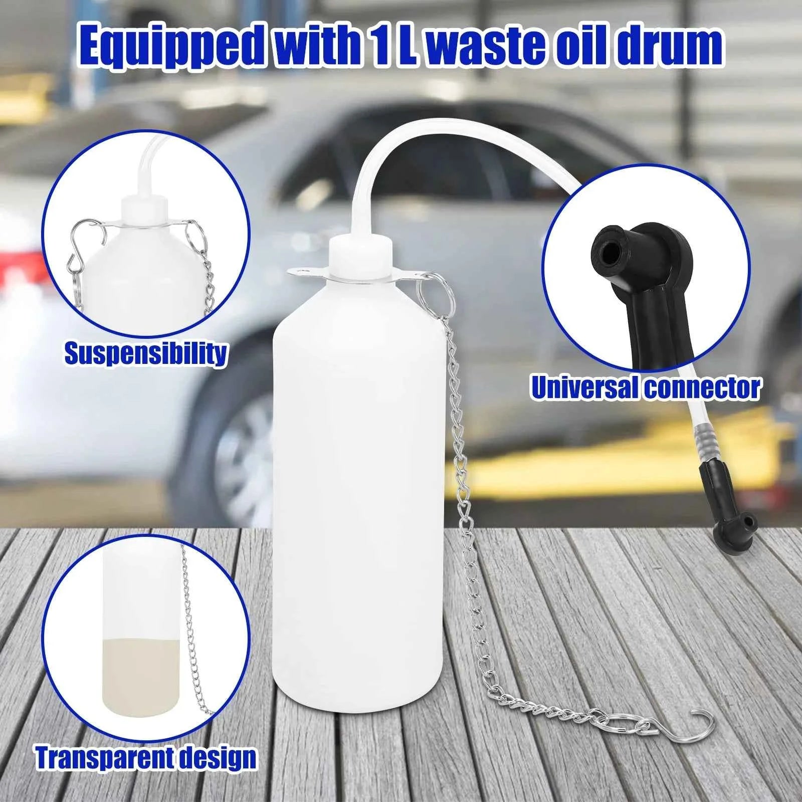 Car Manual Brake Fluid Bleeder Kit 3L Vacuum Brake Pressure Fluid Pump Professional Brake Flush Machine Pneumatic Brake Bleeder