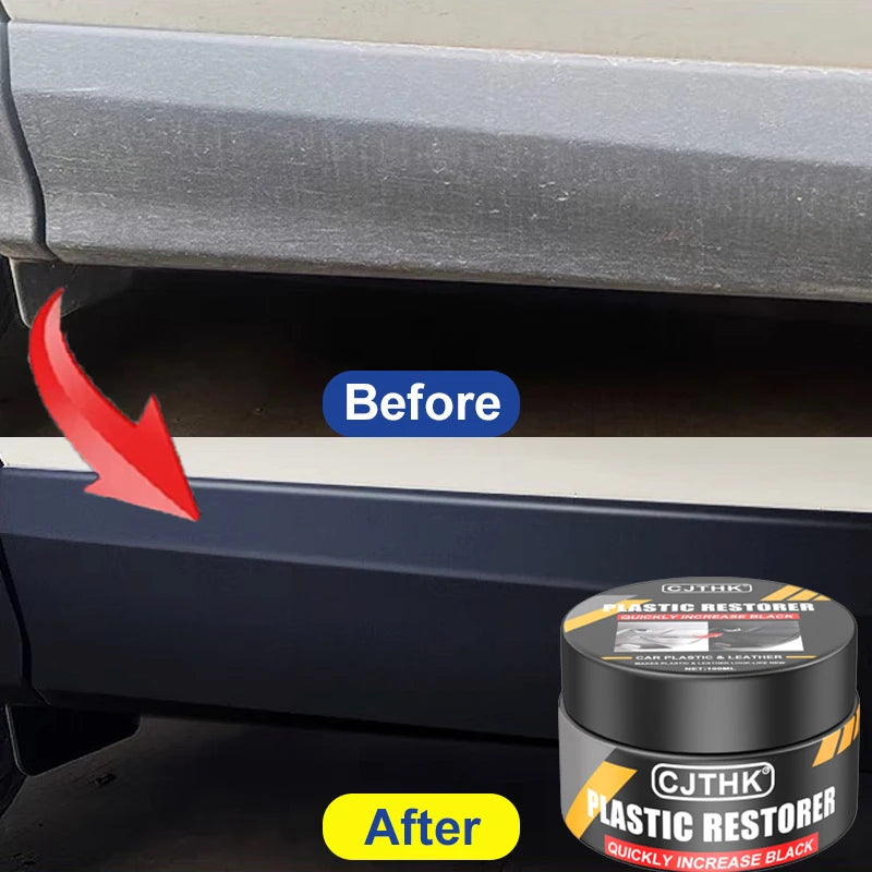 Car Plastic Restorer Back To Black Gloss Auto Interior Leather & Panel Renewal Wax Coating Agent Auto Polish And Repair Coating