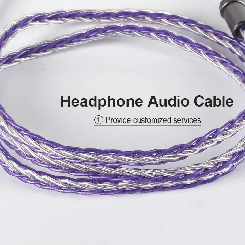 XINHS 8 strands of silver-purple single crystal copper plated with silver The jack market .AU The jack market .AU Accessories Electronics $ 68 14:2198#TFZ;200007763:201336100;5:200000321#3.5mm