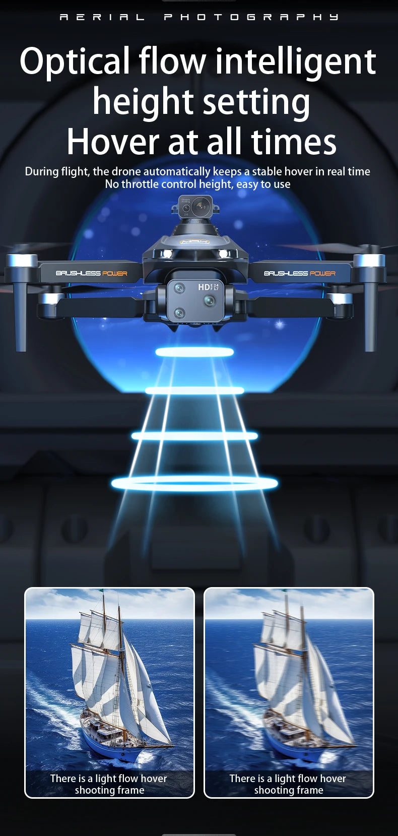 2024 NewS155 Drone With 8K Camera A22 360° Laser Obstacle Avoidance 5G Digital Image Transmission PTZ Anti-Shake EIS Camera FPV