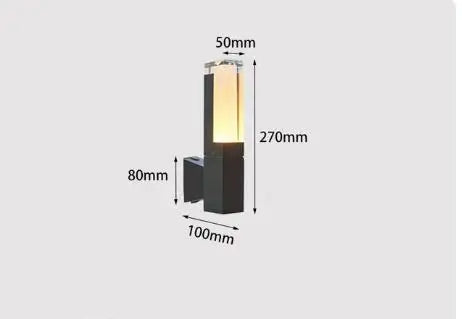 LED Waterproof Wall Lamps, Indoor and Outdoor Light, Courtyard Porch, Living Room, Corridor, Bedroom Wall Sconce, - Jack market 1988Jack Market 1988